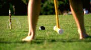 Bring out the competitive streak in Great Aunt maud with a game of croquet